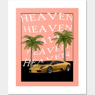 LAMBO HEAVEN PEACH Posters and Art